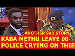 ‎😭😭😭KABA METHU SENATOR LEAVE IG OF POLICE KANJA ALMOST CRYÍNG AFTER REVEALING ANOTHER SÀD STORY 😭😭😭😭