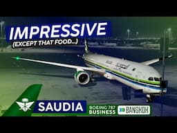 Solid, But Needs More · SAUDIA 787-10 Business Class 🇸🇦 Jeddah to Bangkok 🇹🇭 Comfort for Cheap