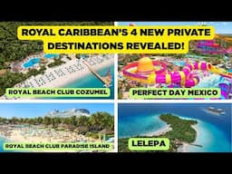 Royal Caribbean just shared Perfect Day Mexico, Beach Club Info & More