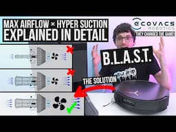 Unlocking Ultimate Cleaning Power: Max Airflow × Hyper Suction! - ECOVACS T50 Max Robot Vacuum