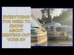 Introduction to Renting Out Your RV