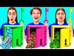 Solve the Mystery Challenge of 1000 Keys | Funny Food Hacks by DaRaDa Challenge