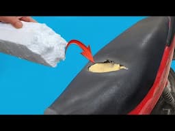 This invention amazed the world! How to restore a saddle without re-upholstering