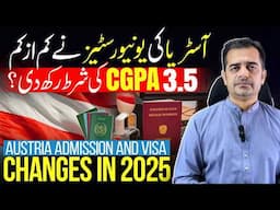 3.5 CGPA Requirement and No RP Appointments in 2025 | Is it wise to apply for Study in Austria 2025?