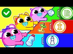 Let's Clean Up Song 🧹🫧🧼 Funny Songs For Baby & Nursery Rhymes