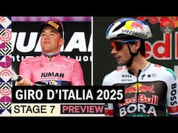 Giro d'Italia 2025 Stage 7 Preview - Mads Pedersen vs Primoz Roglic For Pink Jersey