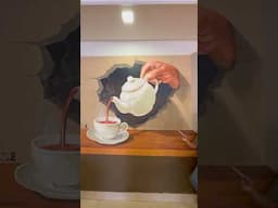 To all the tea lovers #art #cafeart #wallart