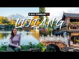 Lijiang 3-Day Itinerary 🇨🇳: Ancient Towns & Jade Dragon Snow Mountain