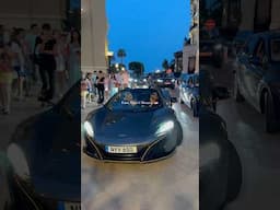 BEAUTIFUL LADY DRIVING McLaren 675LT Spider #shorts #shortvideo #monaco