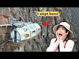 Alone in a Capsule Hotel on a Cliff