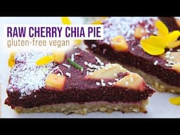 Raw CHERRY Chia Pie - divine deliciousness!