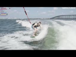 xQc is Actually Really Good at Wakeboarding