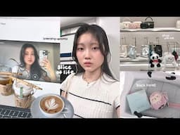 productive homebody vlog ☕ early morning routine, internship updates, haul, rotting, good food