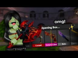 UNBOXING THE NEW MM2 HALLOWEEN GODLY (FUNNY GAMEPLAY)
