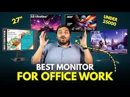 Best 27 Inch Monitor For Office Work India Under 25000 - 4  Monitor Comparison - LG  Acer
