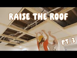 building a DIY ceiling in 5 days for my new sewing studio! | steph's house