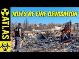 Tour of Pacific Palisades FIRE in CALIFORNIA
