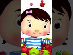 Mia Sings the 'Apple a Day' Song While Collecting Yummy Apples!