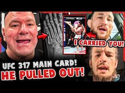 UFC 317 MAIN CARD FIGHTER PULLS OUT! Merab TROLLS Sean O'Malley for LOSS! Yair & Diego HEATED!