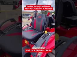 AWESOME Compact #Mahindra 1626 #HST #4WD #Tractor w/Loader & #Backhoe- TEXAS BEST PRICING! #farming