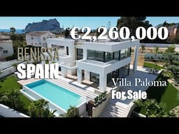 Villa La Paloma 💖 €2,260,000 for sale in La Fustera, Benissa, Spain 🇪🇸 Panoramic sea views