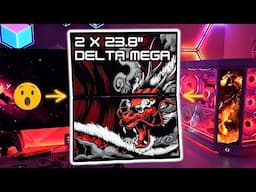 Massive Dual Screens - UPERFECT Delta Mega (2X) 23.8-inch Stacked Portable Monitor