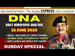 Daily Newspaper Analysis | 15 June 2025 | Current Affairs For Defence Aspirants #ssb #upsc
