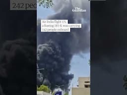 Social media footage shows moment Air India plane crashed