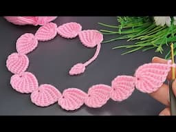 Wow 🌸Easy Tunisian Bandana Making🌸#crochet #knittig #handmade #keşfet #diy