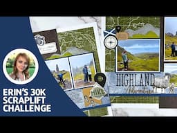 Scrapbook Layout Scrap-lift Challenge / Travel Scrapbook Page