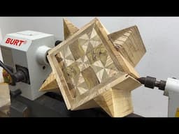 Amazing Woodturning Crazy - A Great Creative Idea To Best Protect Forest Wood On Lathe