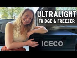 Minivan Build Update! & ICECO APL35 Review ❄️ An Ultralight Fridge AND Freezer for my Mini Campervan