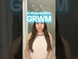 tv show audition grwm 💙 #acting #actorslife #grwm