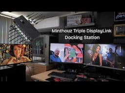 How to Set Up Minthouz DisplayLink Dock for 3x 4K Monitors | Review + Tips