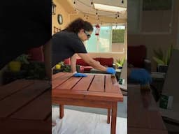 Your guide to refinish outdoor furniture #outdoorprojects #woodworking