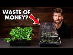 I TESTED Starting Seeds With a Humidity Dome and Without - Here's what happened!