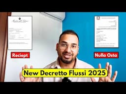 Italy Work Permit 2025 | Nulla Osta vs Ricevuta | Decreto Flussi 2025