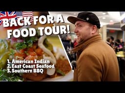 British Expat Tries BEST USA Cuisine. Memphis BBQ, Native American, and Chesapeake Bay Food Tour