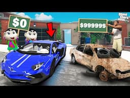 Franklin And Shinchan Most Expensive Supercar Upgrade Challenge In GTA 5!