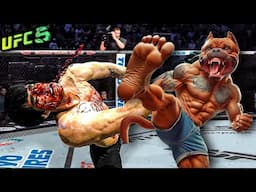 Bruce Lee vs. Dog Rocky (EA sports UFC 5)