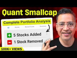 5 Stocks Quant Smallcap is buying in this Market Crash | Full Portfolio Breakdown | Rahul Jain
