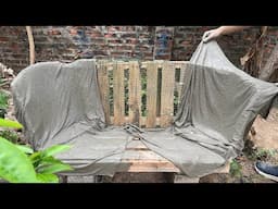 Amazing Creations from Cement and Pine Pallets, Homemade Garden Decorations