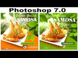 Create AMAZING Fast Food Social Media Posts Design using Photoshop