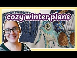 Winter Craft Plans - cross stitch, knitting & more!