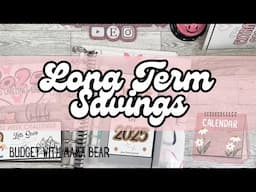 Long Term Savings Challenges | Big Goals #budgeting