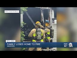 Fire rips through family's home in Indiantown