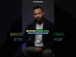 RECOVERY RULES STAY, STRATEGIES CHANGE. #cfs #cfsme #mecfs #chronicfatiguesyndrome #
