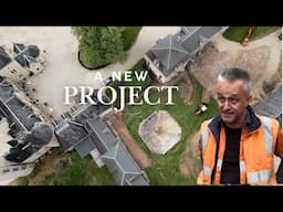 We started work on the Orangerie Garden! Finding hidden layers of the past!