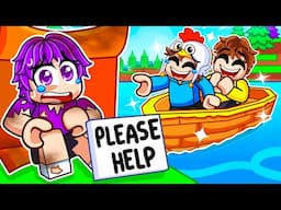 Dash Becomes Homeless in Roblox Build a Boat…