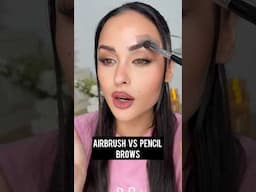 Airbrush vs Pencil Brow l Christen Dominique